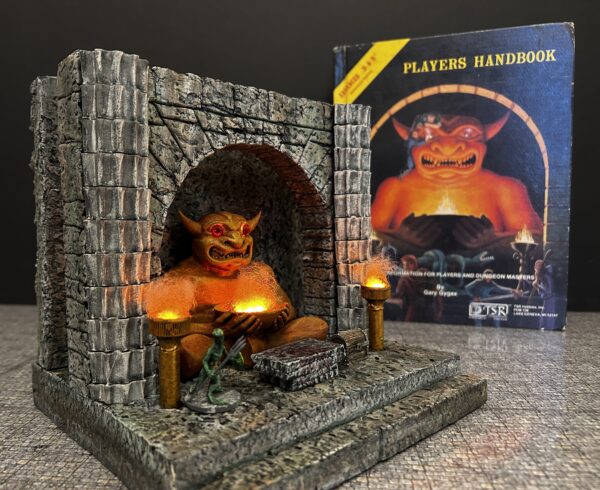 AD&D Player's Handbook Diorama - before the party starts