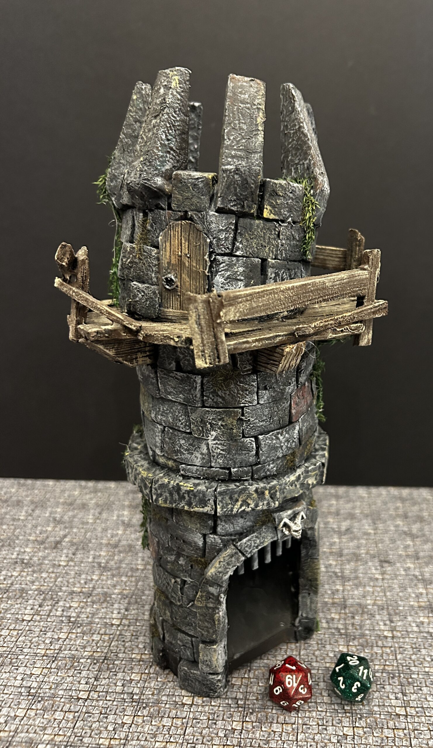 handmade wizards dice tower