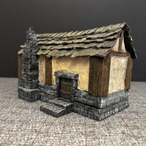 Medieval home, handmade for d&d table top play