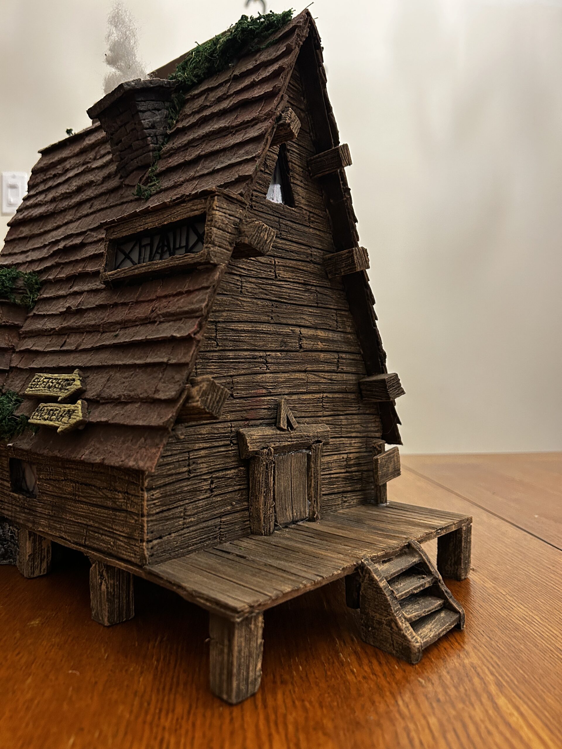 mystery shack model diorama build tabletop terrain