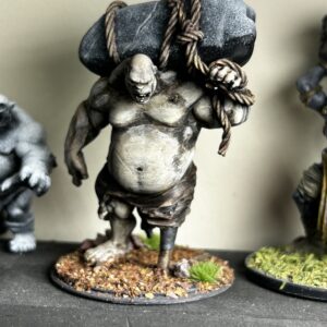 hand painted ogre figurine miniature d&d fantasy